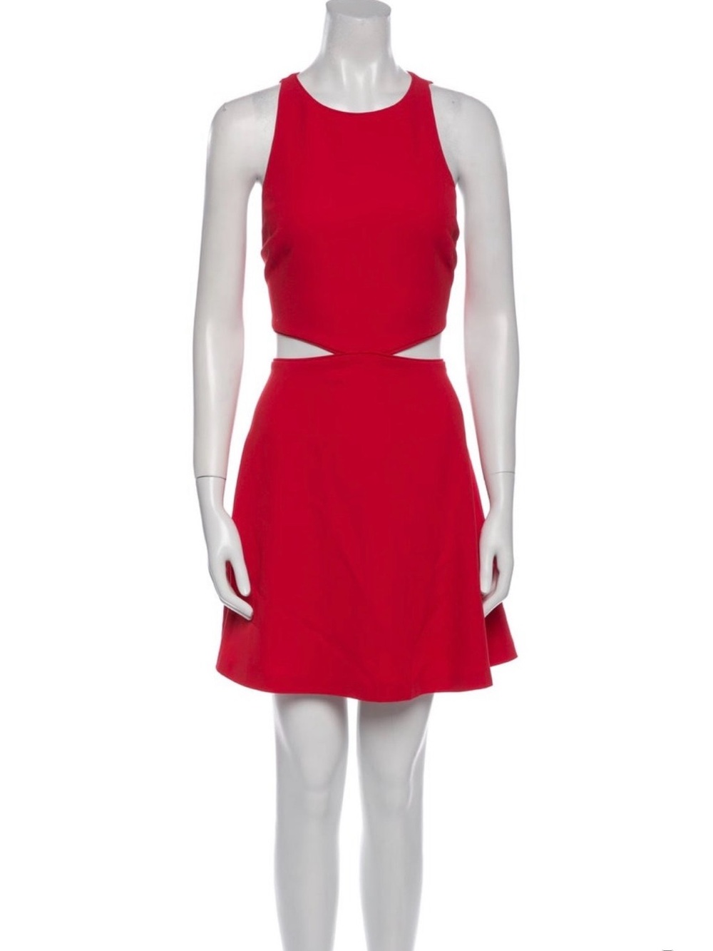 Alice + Olivia Red Circle Skirt